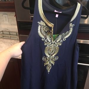 Lilly Pulitzer navy dress XL
